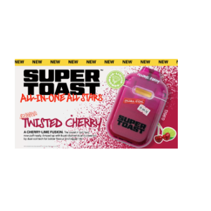 Super Toast - AIO Liquid Diamonds - Twisted Cherry Static Poster
